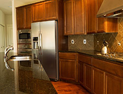 Black Granite Coutnertops Cherry Cabinets - Athens OH Athens OH